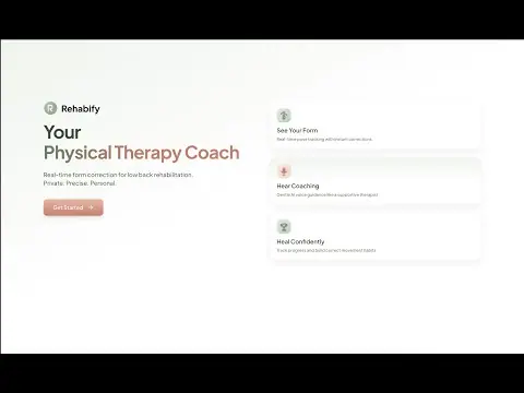 Rehabify — original project preview